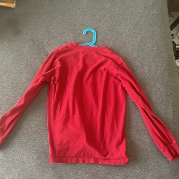 Red long sleeve boys Nike t shirt - Picture 2 of 2